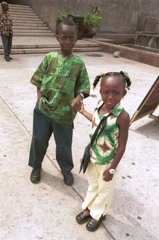 Two children